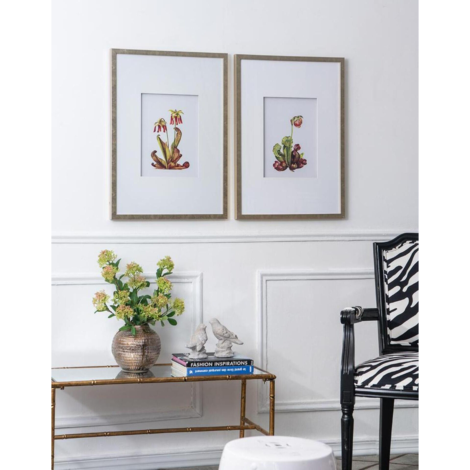 Botanical Multi Color Wall Art, Set of 4