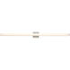 Sabre LED 48 inch Brushed Aluminum Bath Vanity Light Wall Light