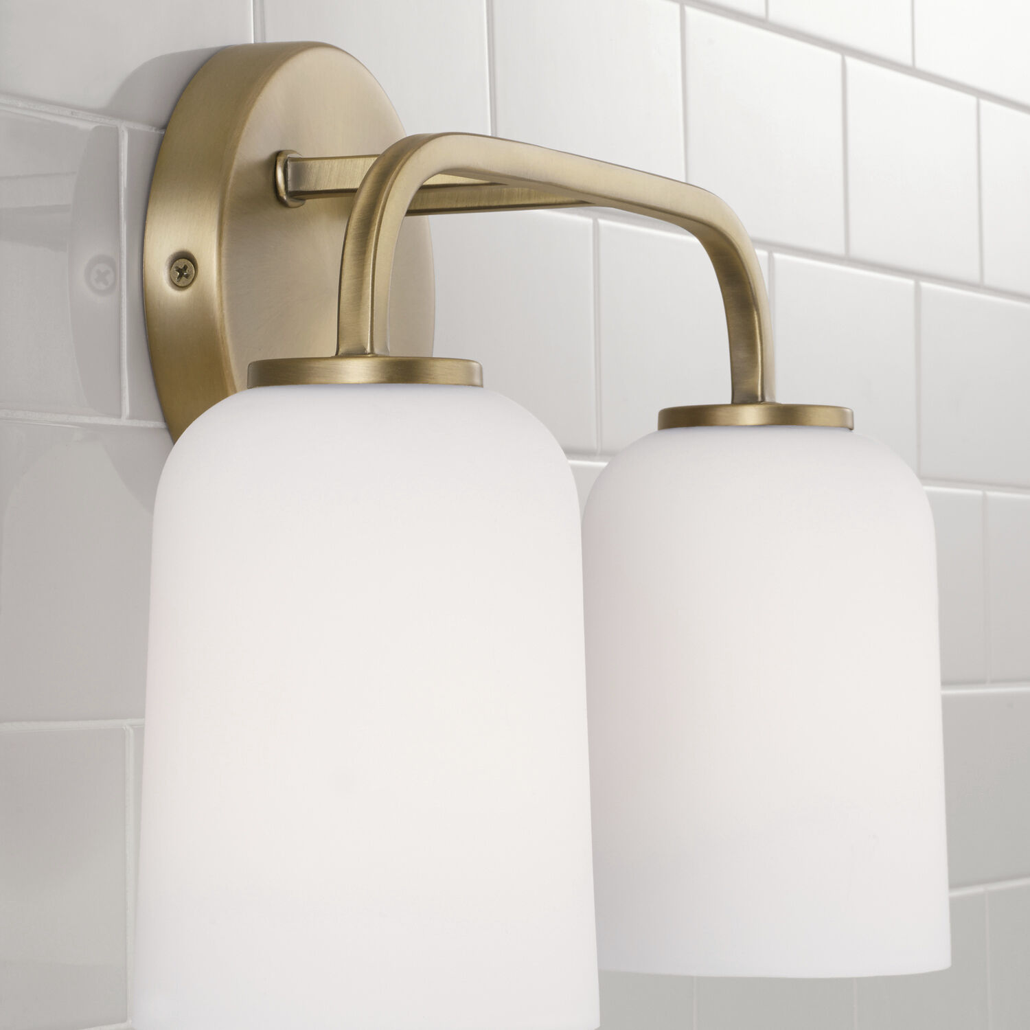 Lawson 2 Light 13.75 inch Aged Brass Vanity Light Wall Light