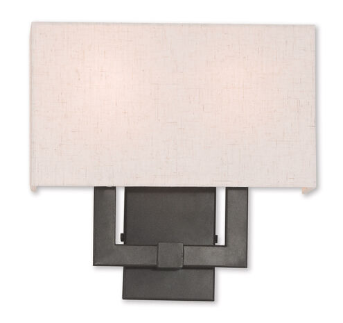 Meridian 2 Light 13 inch English Bronze ADA ADA Wall Sconce Wall Light