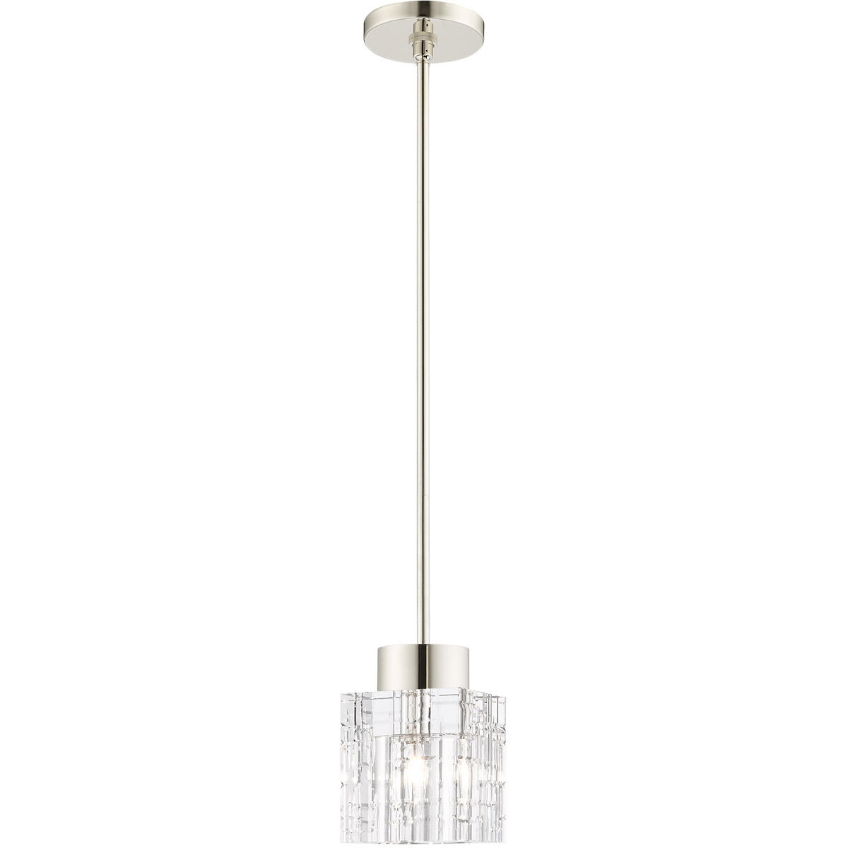 Rotterdam 1 Light 5 inch Polished Nickel Pendant Ceiling Light