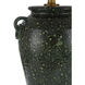 Junko 29 inch 150 watt Green and Clear Table Lamp Portable Light