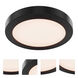 Radiance 1 Light 9 inch Black Flushmount Ceiling Light