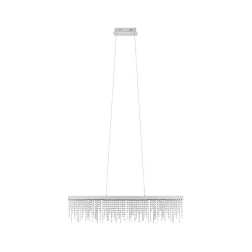 Antelao LED 45.25 inch Chrome Linear Chandelier Ceiling Light