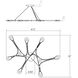 Abstraction LED 40 inch Satin White Pendant Ceiling Light
