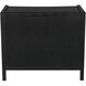 Hampton 36 X 30 inch Hand Rubbed Black Side Table