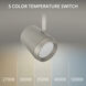 Ocularc 1 Light 120 Brushed Nickel L Track Fixture Ceiling Light