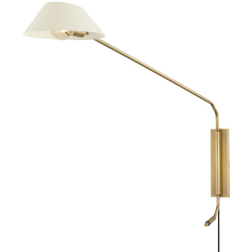 Sacramento 1 Light 9 inch Patina Brass/Soft Sand Plug-in Sconce Wall Light