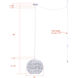 Valence 1 Light 15 inch White Pendant Ceiling Light