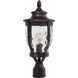 Merrimack 1 Light 20 inch Corona Bronze Outdoor Post Mount Lantern, Great Outdoors