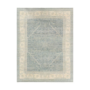 Sera 36 X 24 inch Blue and Gray Area Rug, Wool