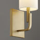Tempo 1 Light 5 inch Aged Brass Wall Sconce Wall Light