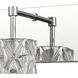 Forma de Crystal 3 Light 23 inch Polished Chrome Vanity Light Wall Light
