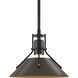 Henry 1 Light 9.2 inch Black and Bronze Mini Pendant Ceiling Light in Black/Bronze