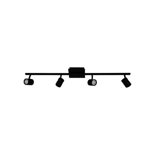 Vergiano 4 Light Black Track Light Ceiling Light