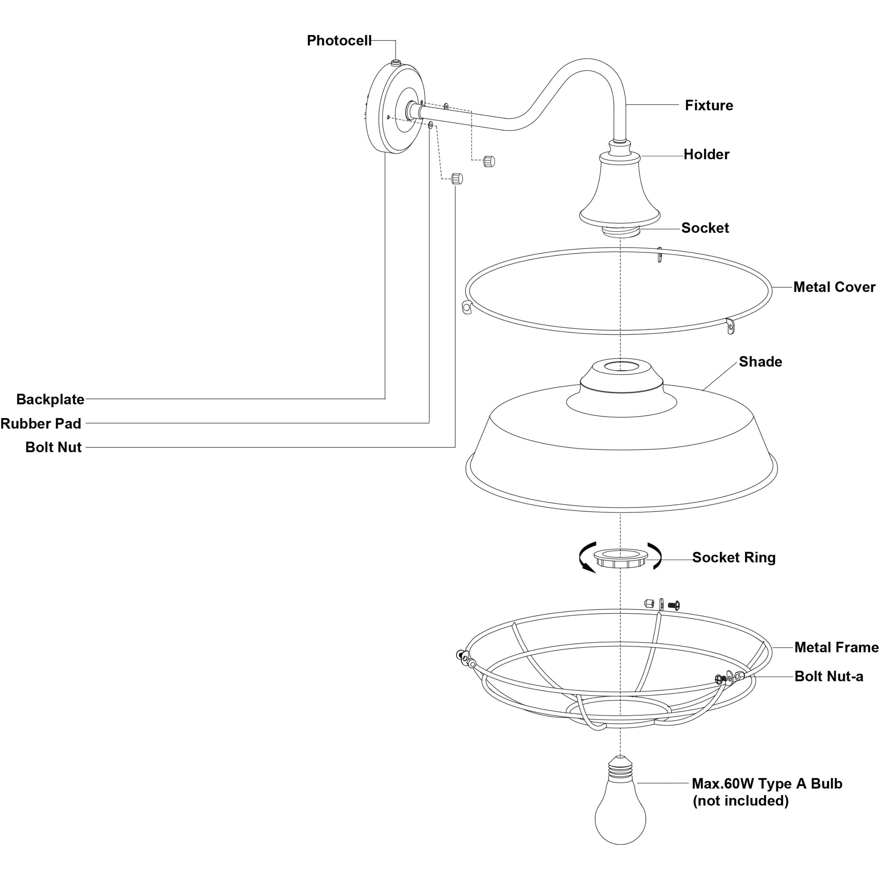 Dorado LED 10.25 inch Dark Bronze and Light Gold Outdoor Wall