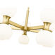 Artemis 10 Light 25 inch Modern Gold Chandelier Ceiling Light