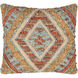 Luanda 20 inch Aqua Pillow Kit in 20 x 20, Square