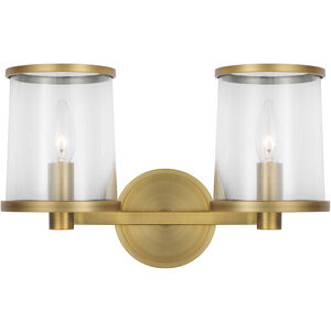 Reynolds 2 Light 14.63 inch Bathroom Vanity Light