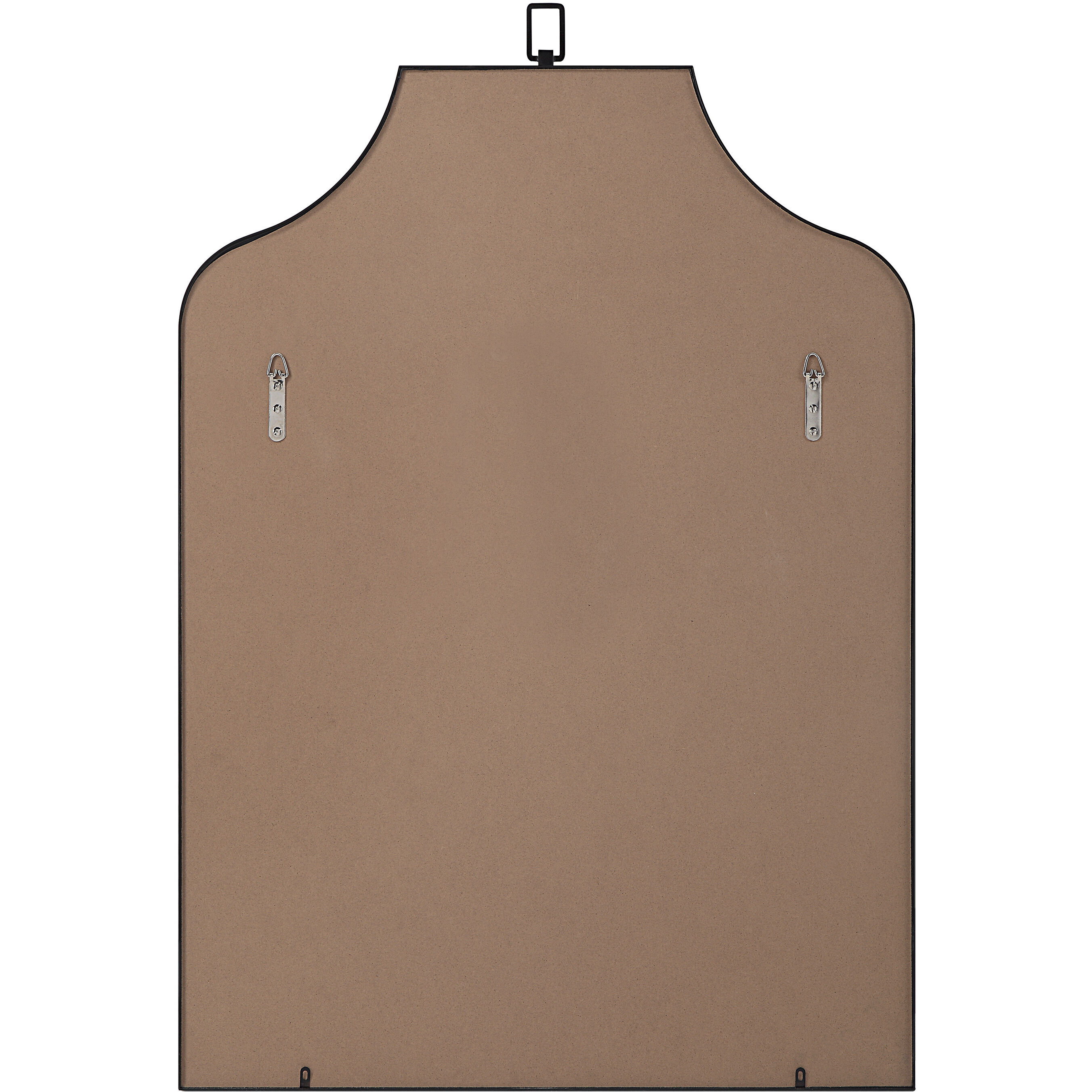 Breda 45 X 30 inch Matte Black Wall Mirror