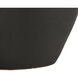 Faye 10 X 6.75 inch Vase in Black