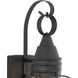 Chatham LED 13.5 inch Textured Black Outdoor Wall