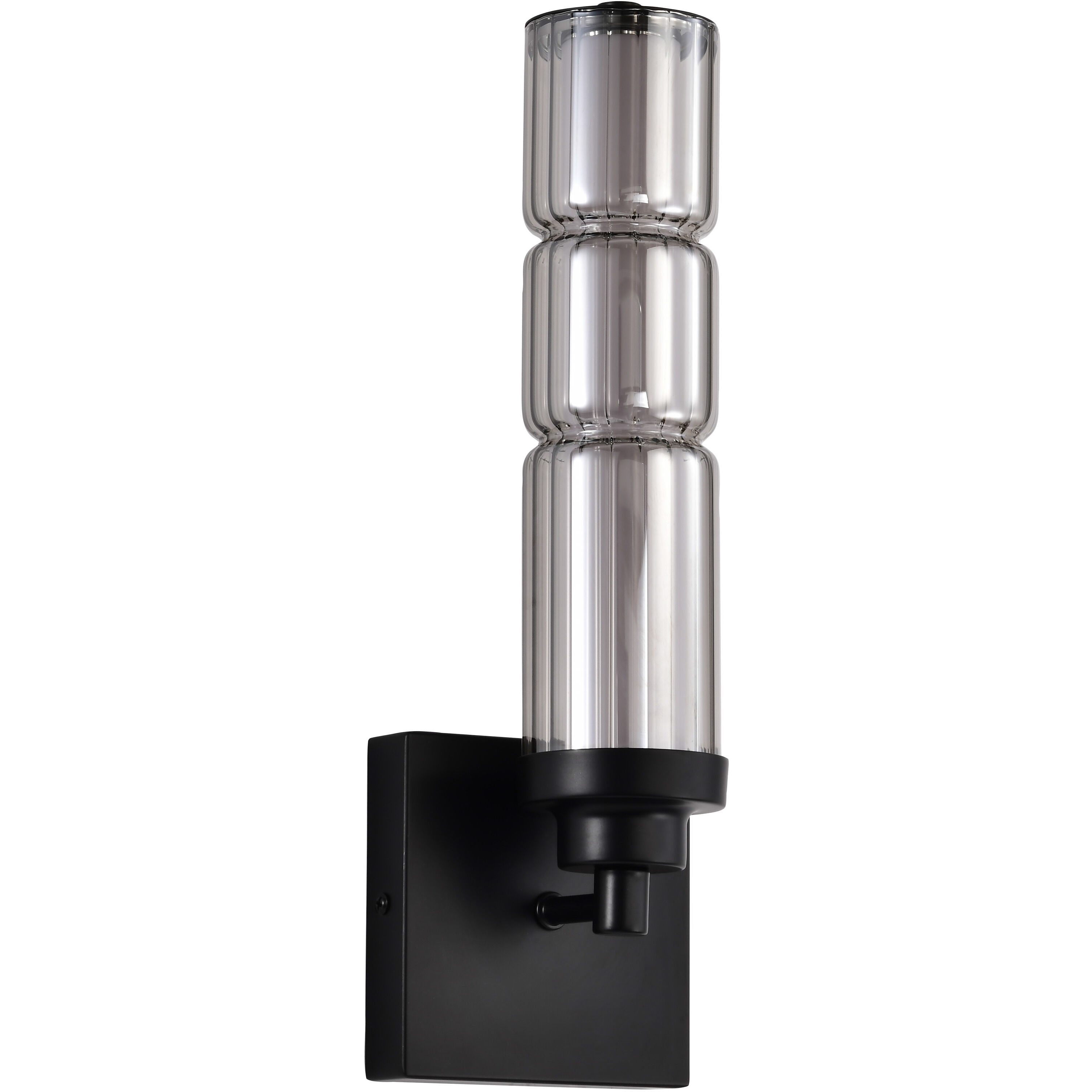 Evander LED 4.75 inch Matte Black Vanity Wall Light
