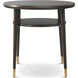 Ashburton Place 26 X 26 inch Fumed Side Table, Wooden, Round, Spencer Green Park