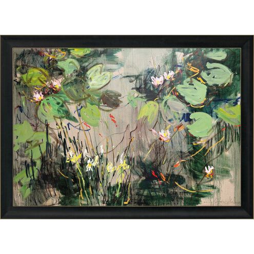 Waterside Collection Espresso With Antique Silver Accented Edges Framed Art