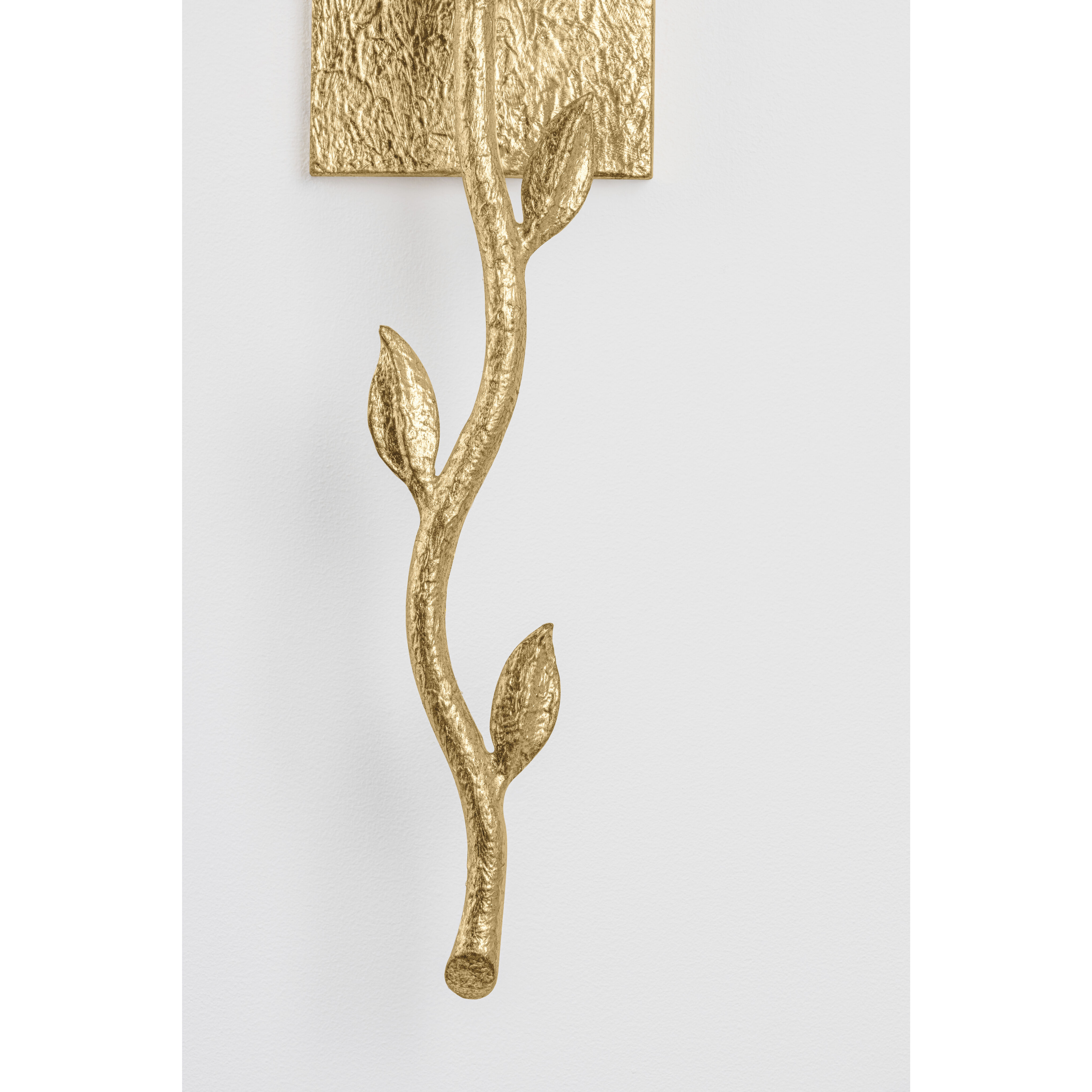 Elwyn 1 Light 6 inch Vintage Gold Leaf Wall Sconce Wall Light