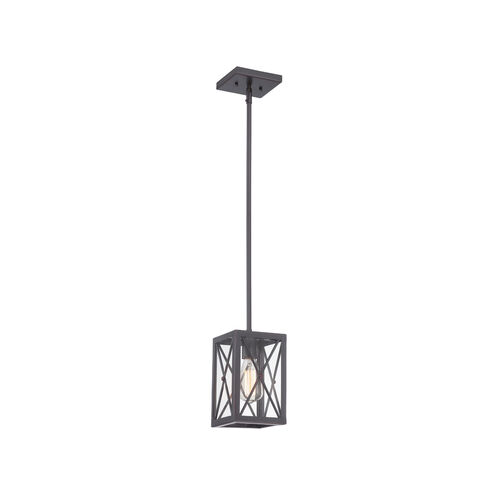 High Line 1 Light 6 inch Satin Bronze Mini Pendant Ceiling Light