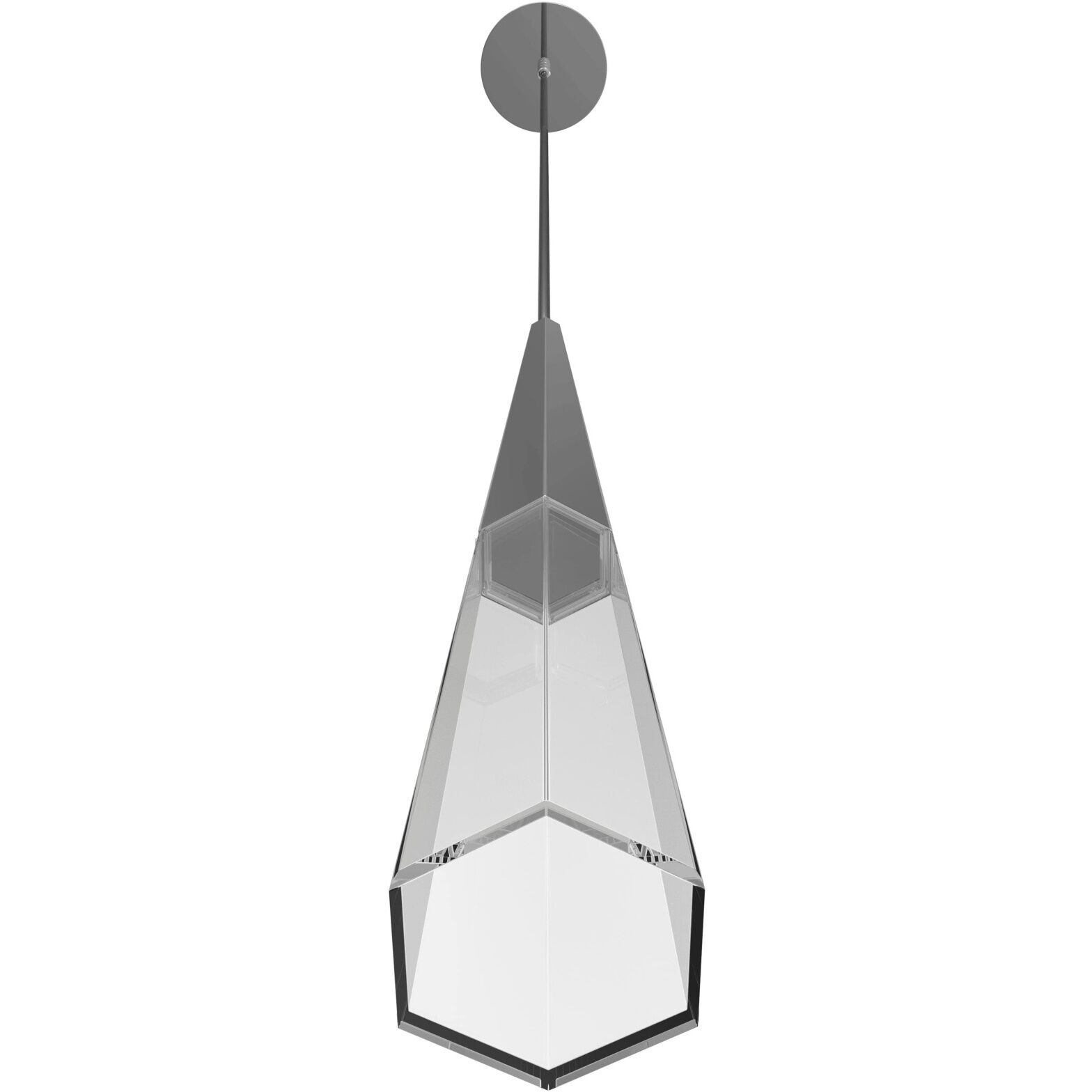 Avalon LED 4 inch Polished Chrome Pendant Ceiling Light