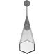 Avalon LED 4 inch Polished Chrome Pendant Ceiling Light