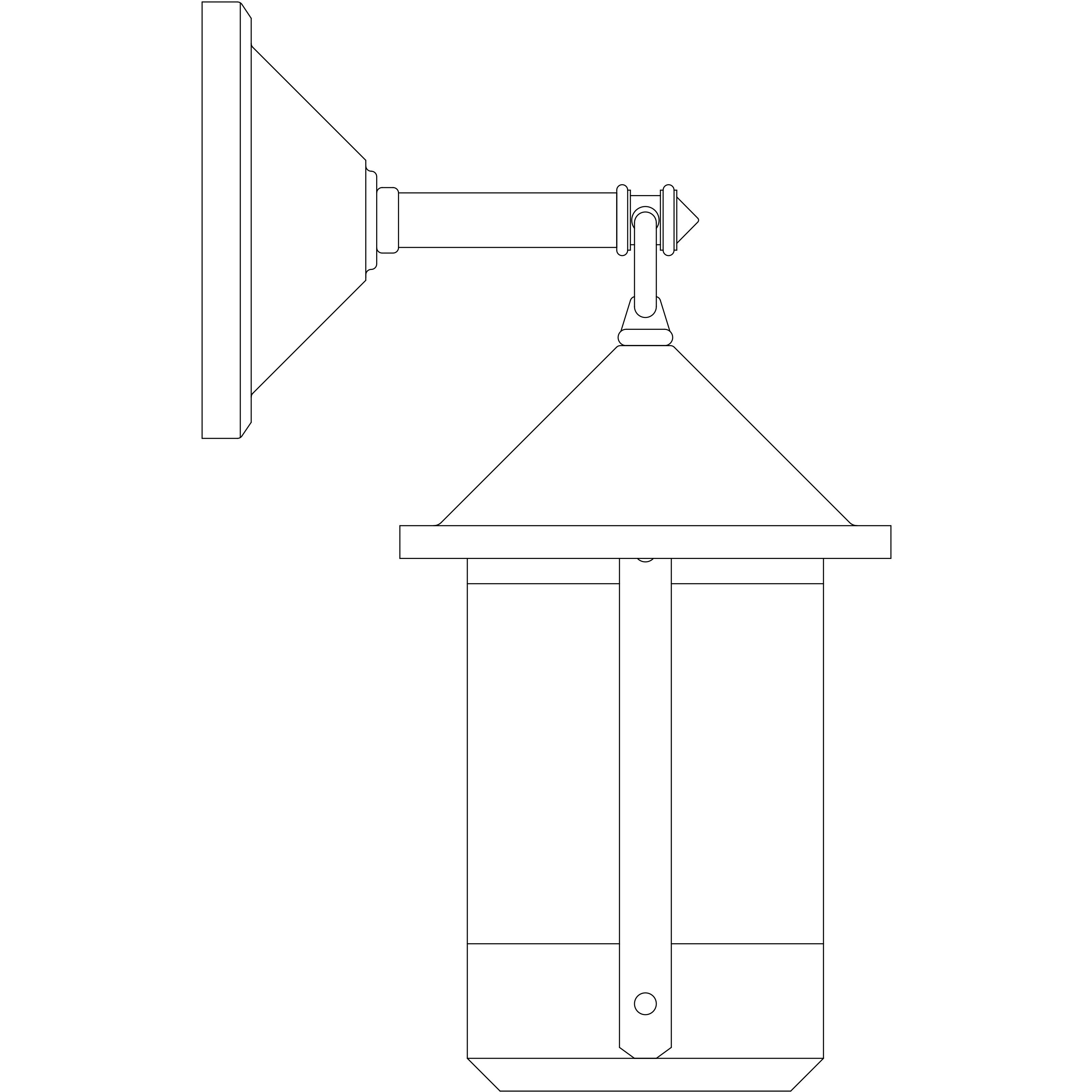 Berkeley 1 Light 12.5 inch Bronze Outdoor Wall Mount in Tan