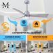 Atlas Alessandra-LK 42 inch Brushed Nickel with Barn Wood Blades Indoor/Outdoor Ceiling Fan