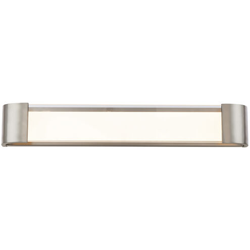 Melrose LED 32 inch Brushed Nickel Bath Vanity & Wall Light, dweLED