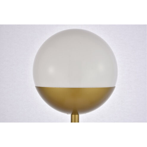 Eclipse 62 inch 40 watt Brass Floor Lamp Portable Light