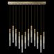 Antonia 17 Light 61 inch Gold Pendant Ceiling Light