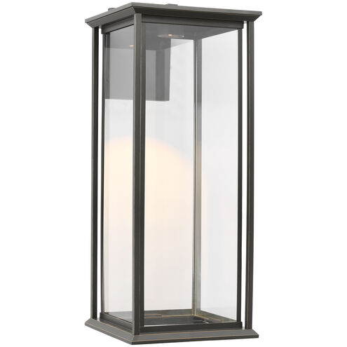 Audley LED 24 inch Textured Black Outdoor Wall Lantern, Extra Large