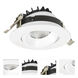 Luke White Downlight, Round