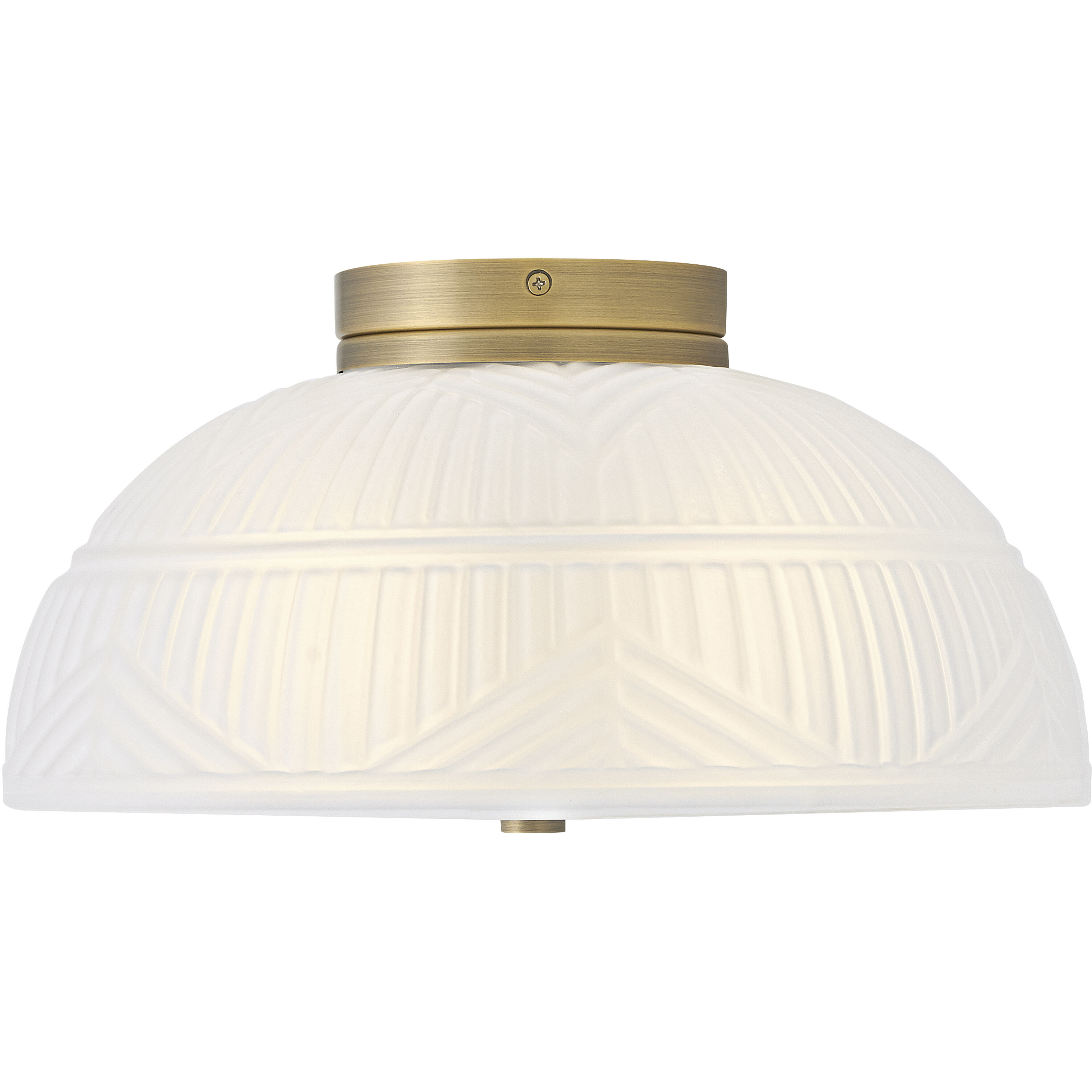 Lisa McDennon Devon 2 Light 13.25 inch Lacquered Brass Foyer Ceiling Light, Ceiling, Flush Mount