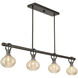 Sheriden 4 Light 48 inch Mediterranean Bronze Chandelier Ceiling Light