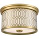 Tortona 2 Light Flush Mount