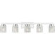 Jacqueline 5 Light 40.25 inch Chrome Bathroom Vanity Wall Light