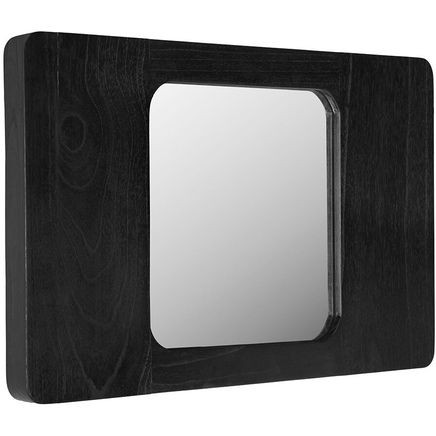 Franklin 30 X 20 inch Charcoal Black Mirror, B