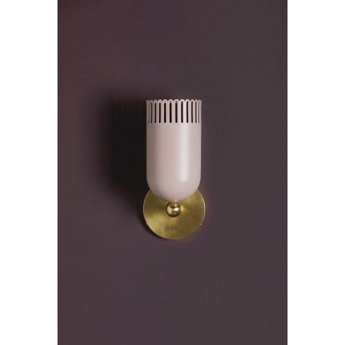 Liba 1 Light 4.75 inch Aged Brass/Soft Peignoir Wall Sconce Wall Light