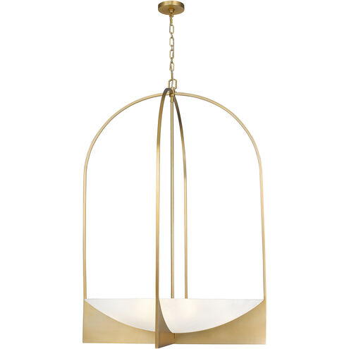 Devon 8 Light 32 inch Modern Gold Chandelier Ceiling Light