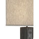Caravan 28 inch 150 watt Mole Black Table Lamp Portable Light