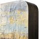 Coastal Horizon Blue and Brown and Metallic Wall Sculpture, The Studio