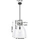 Newton Bell 1 Light 14 inch Matte Black Pendant Ceiling Light
